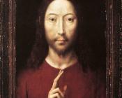 Christ Giving His Blessing - 汉斯·梅姆林